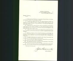 Letterhead - State of Indiana, Adjutant- General's Office