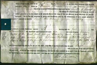 Deed by Married Women - Sarah Langley-Original Ancestry