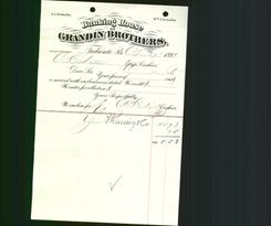 Bank Letterhead - Banking House of Grandin Brothers