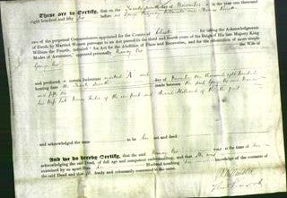 Deed by Married Women - Nancy Foder Cox-Original Ancestry