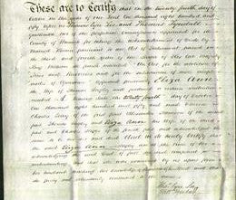 Deed by Married Women - Eliza Ann Ingley-Original Ancestry