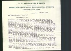 Letterhead - U.K. Williams & Son