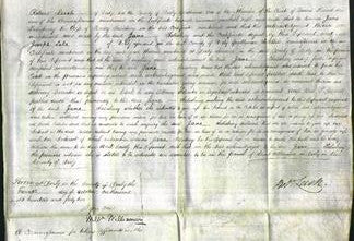 Court of Common Pleas - Jane Salisbury-Original Ancestry