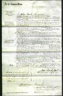 Court of Common Pleas - Frances Mary North and Hannah Maria Smith-Original Ancestry