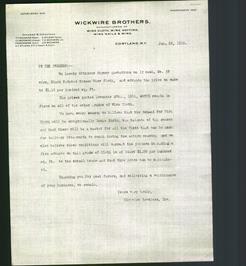 Letterhead - Wickwire Brothers