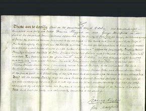 Deed by Married Women - Caroline Harriet Countess Soniers-Original Ancestry