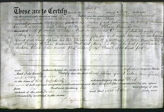 Deed by Married Women - Sarah Sophia Grant, Esther Ann Gladding and Mary Ford-Original Ancestry