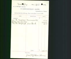 Bank Letterhead - Curwensville Bank