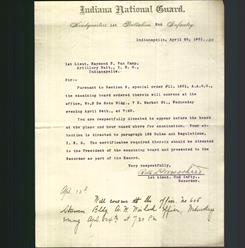 Letterhead - Indiana National Guard