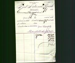 Bank Letterhead - First National Bank