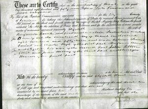 Deed by Married Women - Elizabeth Bouch-Original Ancestry