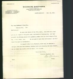 Letterhead - Wickwire Brothers