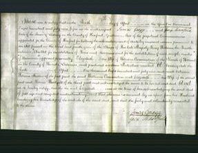 Deed by Married Women - Elizabeth Carwardine-Original Ancestry