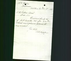Business Letterhead - A. C. Hopkins