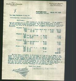 Letterhead - Office of Practical Wire Fence Co.