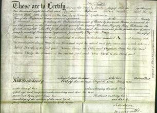Deed by Married Women - Elizabeth Ann Bruge-Original Ancestry