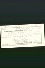 Wakefield, Massachusetts Payment Voucher - George H Gage