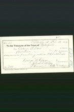 Wakefield, Massachusetts Payment Voucher - George S Dorr