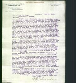 Letterhead - Alabama Steel And Wire Co.