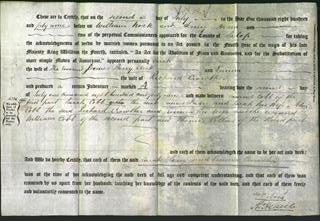 Deed by Married Women - Sarah Parry and Emma Crowther-Original Ancestry
