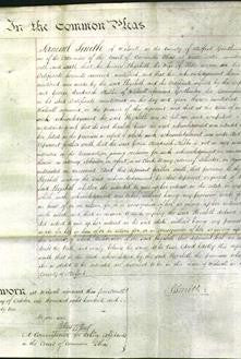 Court of Common Pleas - Elizabeth Cooper-Original Ancestry