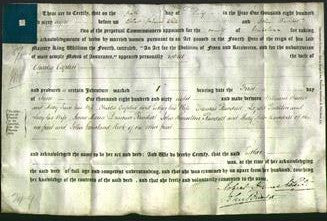 Deed by Married Women - Esther Caplen-Original Ancestry