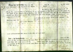 Deed by Married Women - Eliza Rollinson-Original Ancestry