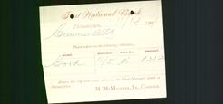 Bank Letterhead - First National Bank