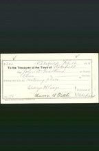 Wakefield, Massachusetts Payment Voucher - John W Matthews