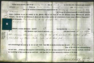 Deed by Married Women - Betsy Chamberlin-Original Ancestry