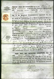 Deed by Married Women - Sarah Mary Sophia Deedes-Original Ancestry