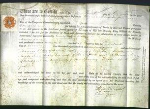 Deed by Married Women - Emily Jane Disley-Original Ancestry