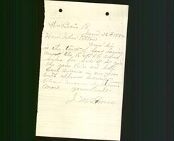 Bank Letterhead - J. W. Foxell