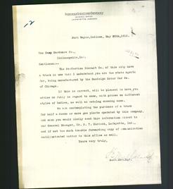 Letterhead - Indiana Lighting Company