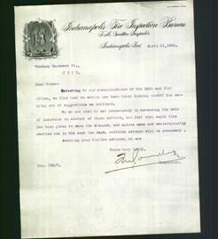 Letterhead - Indianapolis Fire Inspection Bureau