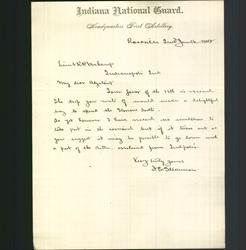 Letterhead - Indiana National Guard