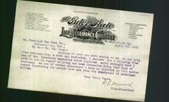 Letterhead - The Inter-State Life Assurance Company