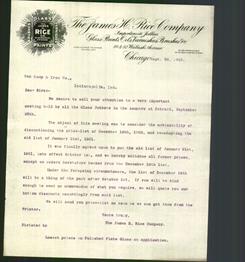 Letterhead - The James H. Rice Company