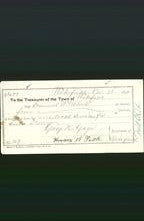 Wakefield, Massachusetts Payment Voucher - Samuel W Roberts
