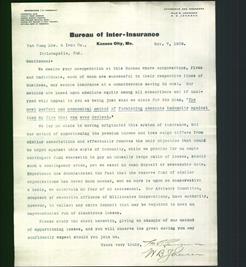 Letterhead - Bureau of Inter-Insurance