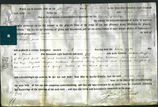 Deed by Married Women - Sarah Jones-Original Ancestry