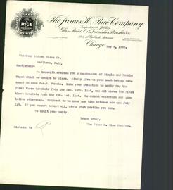 Letterhead - The James H. Rice Company