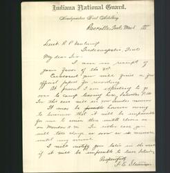 Letterhead - Indiana National Guard