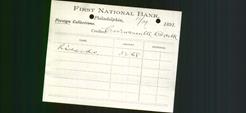 Bank Letterhead - First National Bank