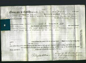Deed by Married Women - Ellen Wynne-Original Ancestry