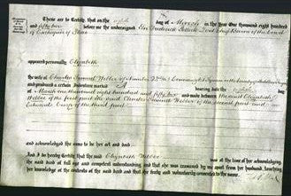 Deed by Married Women - Elizabeth Webber-Original Ancestry