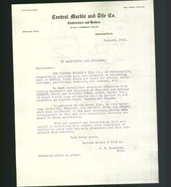 Letterhead - Central Marble and Tile Co.