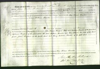 Deed by Married Women - Ann Eleanor Bainton-Original Ancestry