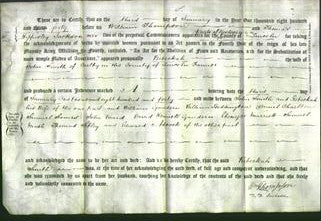 Deed by Married Women - Rebeckah Smith-Original Ancestry