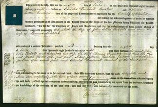 Deed by Married Women - Elizabeth Roberts and Anne Hilditch-Original Ancestry